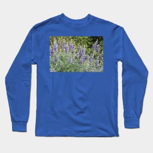 Flowers, purple lupines, nature, gifts, Violet Sublime Long Sleeve T-Shirt